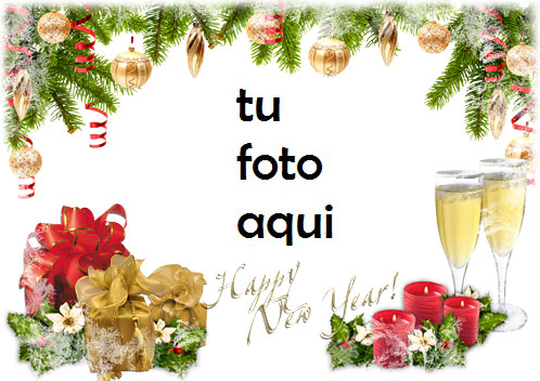 navidad marcos conocemos el año nuevo juntos marco para foto - navidad marcos conocemos el año nuevo juntos marco para foto