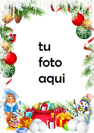 navidad marcos doncella de nieve de vacaciones y muñeco de nieve marco para foto - navidad marcos doncella de nieve de vacaciones y muñeco de nieve marco para foto
