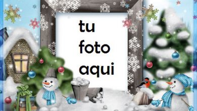 navidad marcos muñecos de nieve divertidos 2 marco para foto 390x220 - navidad marcos muñecos de nieve divertidos 2 marco para foto