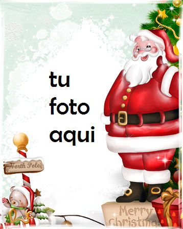 navidad marcos preparándose para las vacaciones en el polo norte marco para foto - navidad marcos preparándose para las vacaciones en el polo norte marco para foto