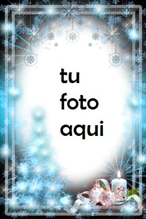 Marco Para Foto Abeto Brillante Glamour Invierno Marcos 1 - Marco Para Foto Abeto Brillante Glamour Invierno Marcos