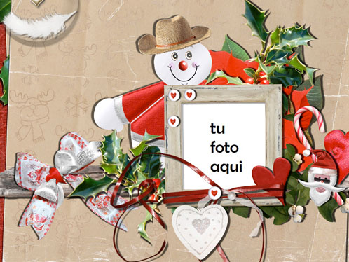 Marco Para Foto Aplicación De Hombre De Nieve Amor Marcos - Marco Para Foto Aplicación De Hombre De Nieve Amor Marcos