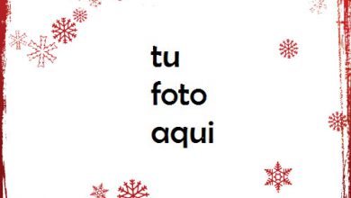 Marco Para Foto Copos De Nieve Roja Amor Marcos 390x220 - Marco Para Foto Copos De Nieve Roja Amor Marcos