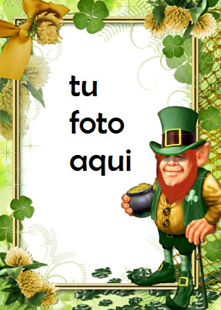 Marco Para Foto Duende Con Oro Primavera Marcos - Marco Para Foto Duende Con Oro Primavera Marcos