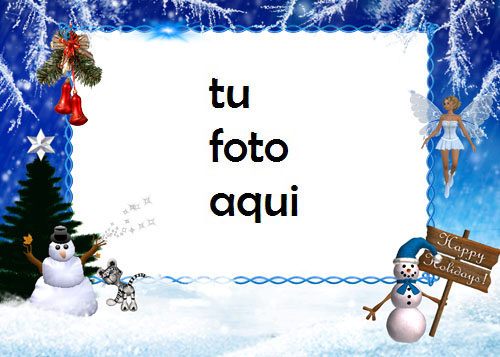 Marco Para Foto Felices Fiestas 2 Invierno Marcos 1 - Marco Para Foto Felices Fiestas 2 Invierno Marcos