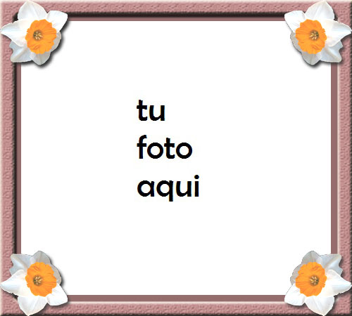 Marco Para Foto Flores De La Esquina Primavera Marcos - Marco Para Foto Flores De La Esquina Primavera Marcos