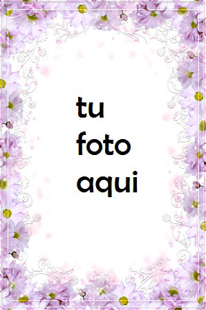 Marco Para Foto Flores Magenta Amor Marcos - Marco Para Foto Flores Magenta Amor Marcos