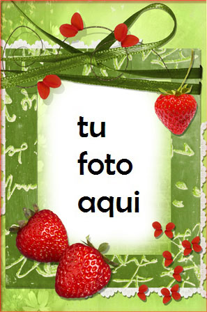 Marco Para Foto Fresas Jugosas Amor Marcos - Marco Para Foto Fresas Jugosas Amor Marcos