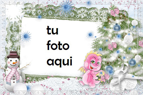 Marco Para Foto Luz De Neón Del Invierno Mágico Invierno Marcos 1 - Marco Para Foto Luz De Neón Del Invierno Mágico Invierno Marcos