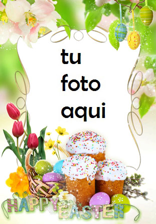 Marco Para Foto Magia De La Mañana De Pascua Primavera Marcos - Marco Para Foto Magia De La Mañana De Pascua Primavera Marcos