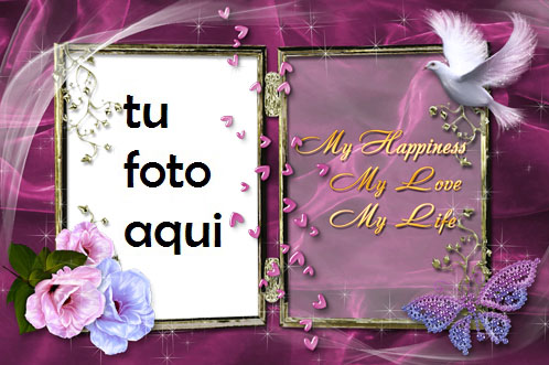 Marco Para Foto Mi Felicidad Amor Marcos - Marco Para Foto Mi Felicidad Amor Marcos
