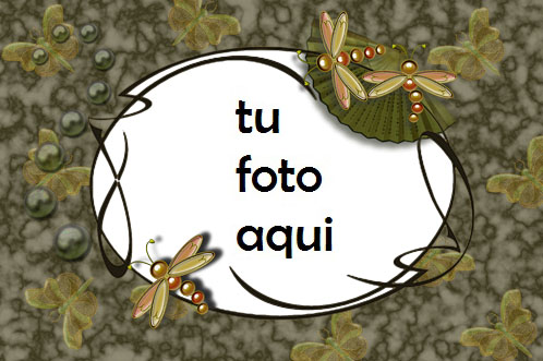 Marco Para Foto Mosca Del Dragón En Estilo Japonés Primavera Marcos - Marco Para Foto Mosca Del Dragón En Estilo Japonés Primavera Marcos
