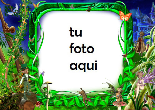 Marco Para Foto Mundo De Hadas Primavera Marcos - Marco Para Foto Mundo De Hadas Primavera Marcos