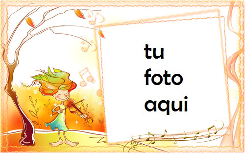Marco Para Foto Otoño Musical Amor Marcos - Marco Para Foto Otoño Musical Amor Marcos