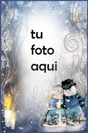 Marco Para Foto Patr&oacute;n De Escarcha Invierno Marcos 1 - Marco Para Foto Patr&oacute;n De Escarcha Invierno Marcos