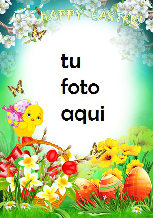 Marco Para Foto Tarjeta De Pascua Brillante Primavera Marcos - Marco Para Foto Tarjeta De Pascua Brillante Primavera Marcos