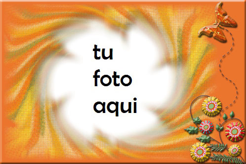 Marco Para Foto Verano Naranja Amor Marcos - Marco Para Foto Verano Naranja Amor Marcos