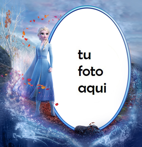 Marco Para Foto Elsa Congelado 2 Niños Marcos - Marco Para Foto Elsa Congelado 2 Niños Marcos
