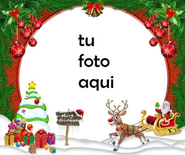 Marco Para Foto Feliz Navidad Navidad Marcos - Marco Para Foto Feliz Navidad Navidad Marcos