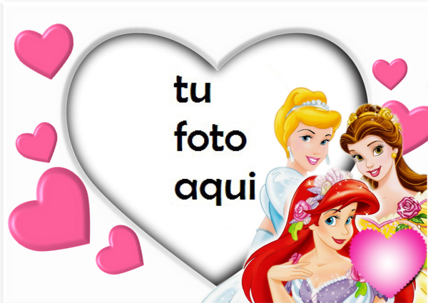 Marco Para Foto Las Princesas Blancas Niños Marcos - Marco Para Foto Las Princesas Blancas Niños Marcos