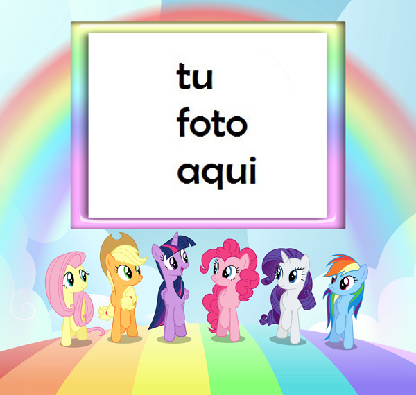 Marco Para Foto Mi Pequeño Pony Niños Marcos - Marco Para Foto Mi Pequeño Pony Niños Marcos