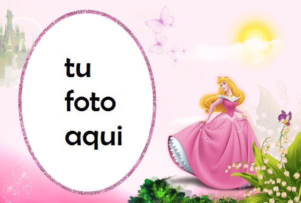 Marco Para Foto Princesa Aurora Niños Marcos - Marco Para Foto Princesa Aurora Niños Marcos