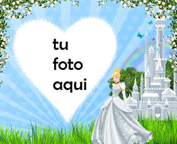 Marco Para Foto Princesa Cenicienta Ni&ntilde;os Marcos - Marco Para Foto Princesa Cenicienta Ni&ntilde;os Marcos