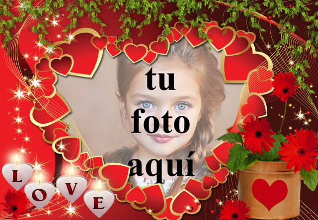 los pequeños corazones rojos de felicidad foto marcos - los pequeños corazones rojos de felicidad foto marcos
