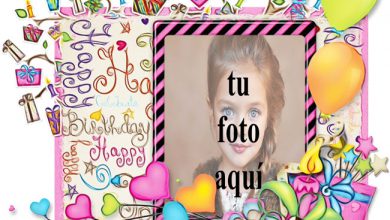 Feliz Cumpleaños Hermosa Tarjeta Marcos para fotos 390x220 - Feliz Cumpleaños Hermosa Tarjeta Marcos para fotos