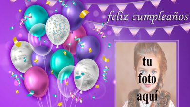 Marco de fotos de feliz cumpleaños con fiesta decorada 2 390x220 - Marco de fotos de feliz cumpleaños con fiesta decorada 2