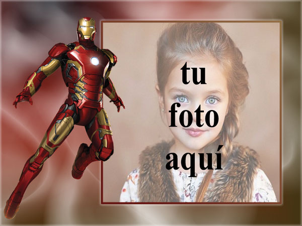 el marco de fotos del hombre de hierro de los vengadores - el marco de fotos del hombre de hierro de los vengadores