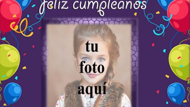 feliz cumpleaños con globos marco de fotos 390x220 - feliz cumpleaños con globos marco de fotos