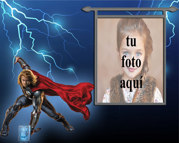 los vengadores thor y el marco de fotos de los truenos - los vengadores thor y el marco de fotos de los truenos