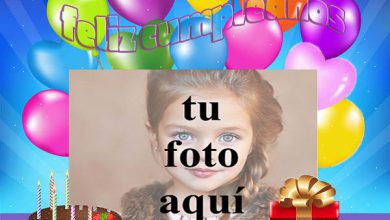 marco de fotos de feliz cumpleaños entre pastel 390x220 - marco de fotos de feliz cumpleaños entre pastel