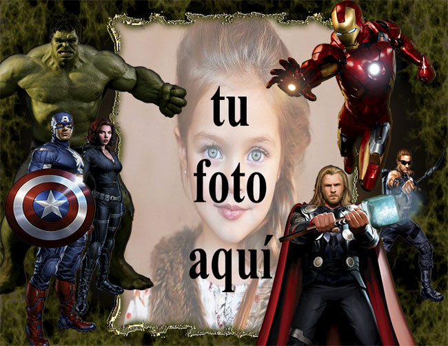 marco de fotos de los guerreros de los vengadores - marco de fotos de los guerreros de los vengadores