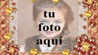 marco de fotos dorado romantico con muchos corazones pequenos 390x220 - marco de fotos dorado romántico con muchos corazones pequeños