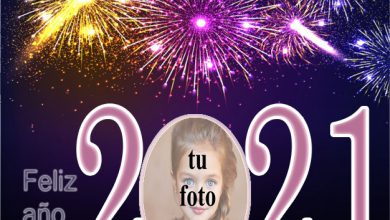 Feliz ano nuevo 2021 colorido marco de fotos de fuegos artificiales 390x220 - Feliz año nuevo 2021 colorido marco de fotos de fuegos artificiales