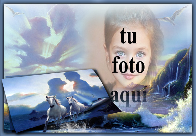 marco de fotos romantico cielo - marco de fotos romántico cielo