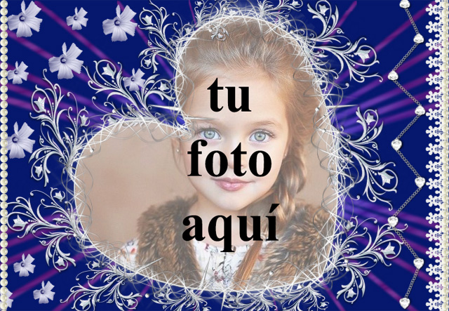 Marco de fotos romantica debajo del corazon - Marco de fotos romántica debajo del corazón