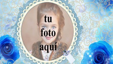 marco romantico azul con marco de fotos rosa amor azul 390x220 - marco romántico azul con marco de fotos rosa amor azul