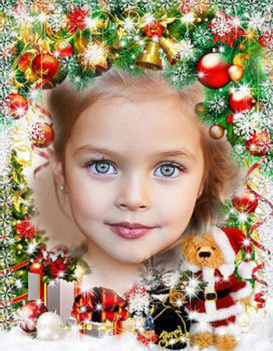 bonita tarjeta de marco de santa claus - bonita tarjeta de marco de santa claus