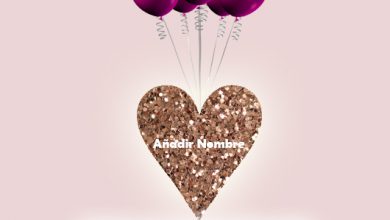 agregar nombre en corazon dorado romantico modelo 390x220 - agregar nombre en corazón dorado romántico