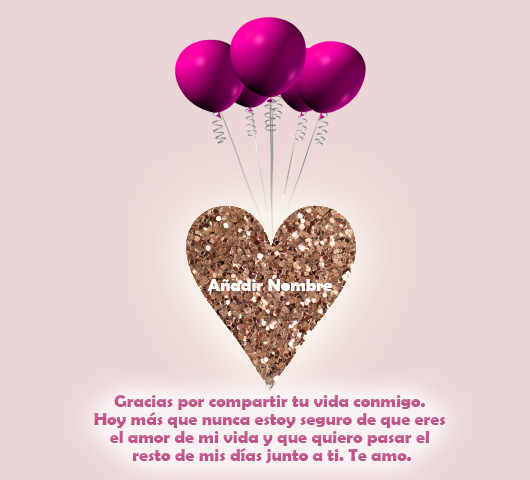 agregar nombre en corazon dorado romantico modelo - agregar nombre en corazón dorado romántico