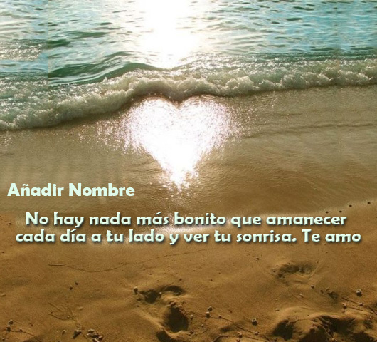 agregar nombre en la playa romantica modelo - agregar nombre en la playa romántica