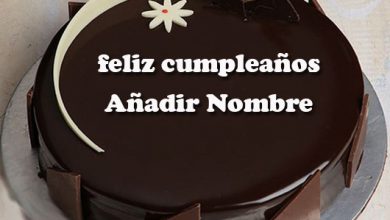 agregar nombre en pastel de chocolate modelo 390x220 - agregar nombre en pastel de chocolate
