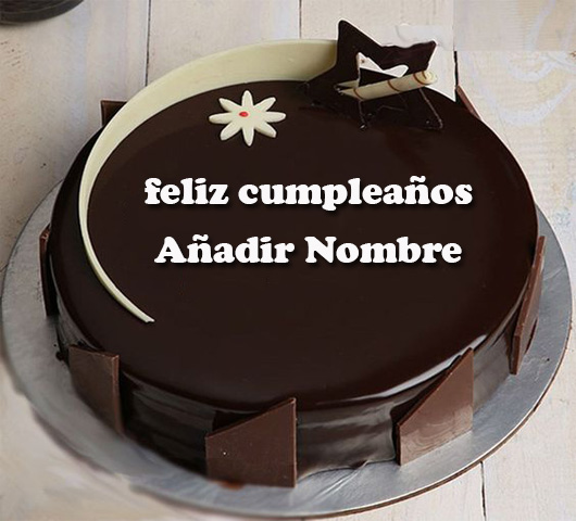 agregar nombre en pastel de chocolate modelo - agregar nombre en pastel de chocolate