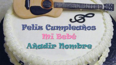 escribir nombre en feliz cumpleanos mi bebe modelo 390x220 - escribir nombre en feliz cumpleaños mi bebé