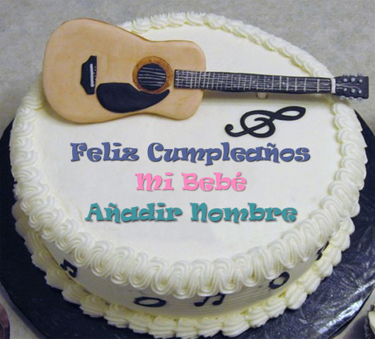 escribir nombre en feliz cumpleanos mi bebe modelo - escribir nombre en feliz cumpleaños mi bebé