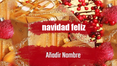 Navidad Feliz Agrega Tu Nombre En La Foto 390x220 - Navidad Feliz Agrega Tu Nombre En La Foto