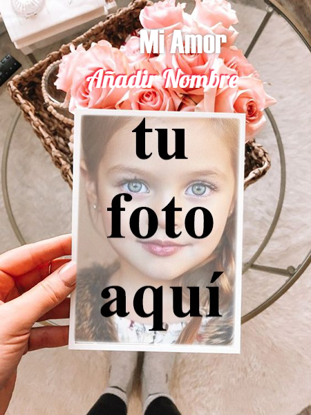 Tarjeta romantica de mi amor con nombre marco para fotos con nombre 13 - Tarjeta romantica de mi amor con nombre
